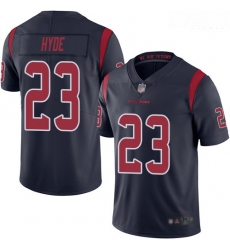 Texans 23 Carlos Hyde Navy Blue Men Stitched Football Limited Rush Jersey Texans 23 Carlos Hyde Navy Blue Men Stitched Football Limited Rush Jersey