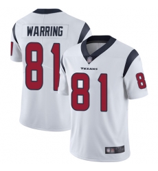 Texans 81 Kahale Warring White Men Stitched Football Vapor Untouchable Limited Jersey Texans 81 Kahale Warring White Men Stitched Football Vapor Untouchable Limited Jersey