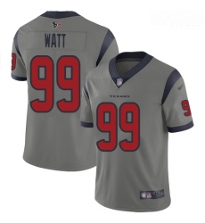 Texans 99 J J Watt Gray Men Stitched Football Limited Inverted Legend Jersey Texans 99 J J Watt Gray Men Stitched Football Limited Inverted Legend Jersey
