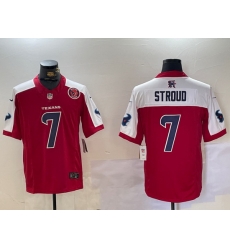 men houston texans 7 c j stroud red white 2024 f u s e vapor limited stitched jersey S3 men houston texans 7 c j stroud red white 2024 f u s e vapor limited stitched jersey S3