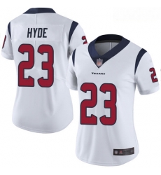 Texans #23 Carlos Hyde White Women Stitched Football Vapor Untouchable Limited Jersey 2 Texans #23 Carlos Hyde White Women Stitched Football Vapor Untouchable Limited Jersey 2