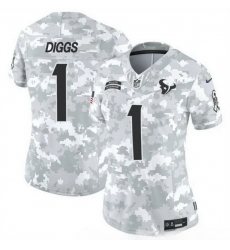 Women Houston Texans 1 Stefon Diggs 2024 F U S E Arctic Camo Salute To Service Limited Stitched Football Jersey Women Houston Texans 1 Stefon Diggs 2024 F U S E Arctic Camo Salute To Service Limited Stitched Football Jersey