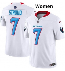 Women Houston Texans Active Player Custom White 2024 F U S E Limited Stitched Jersey Women Houston Texans Active Player Custom White 2024 F U S E Limited Stitched Jersey