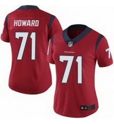 Women Houston Texans Tytus Howard #71 Red Vapor Limited Stitched NFL Jersey Women Houston Texans Tytus Howard #71 Red Vapor Limited Stitched NFL Jersey