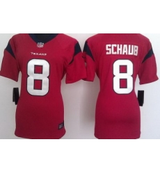 Women Nike Houston Texans 8 Matt Schaub Red Nike NFL Jerseys Women Nike Houston Texans 8 Matt Schaub Red Nike NFL Jerseys