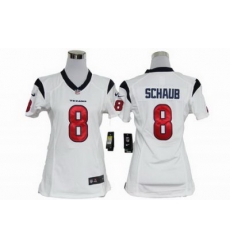 Women Nike Houston Texans #8 schaub White Jerseys Women Nike Houston Texans #8 schaub White Jerseys