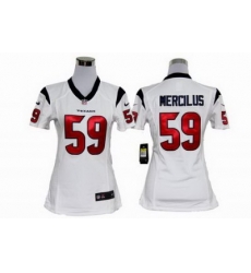 Women Nike NFL Houston Texans 59# Mercilus White Jersey Women Nike NFL Houston Texans 59# Mercilus White Jersey