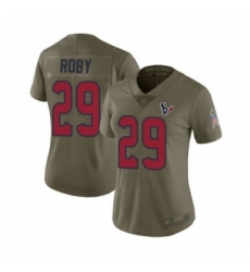Womens Houston Texans 29 Bradley Roby Limited Olive 2017 Salute to Service Football Jersey Womens Houston Texans 29 Bradley Roby Limited Olive 2017 Salute to Service Football Jersey