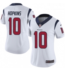 Womens Nike Houston Texans 10 DeAndre Hopkins Elite White NFL Jersey Womens Nike Houston Texans 10 DeAndre Hopkins Elite White NFL Jersey