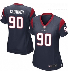 Womens Nike Houston Texans 90 Jadeveon Clowney Game Navy Blue Team Color NFL Jersey Womens Nike Houston Texans 90 Jadeveon Clowney Game Navy Blue Team Color NFL Jersey