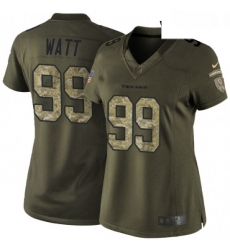 Womens Nike Houston Texans 99 JJ Watt Elite Green Salute to Service NFL Jersey Womens Nike Houston Texans 99 JJ Watt Elite Green Salute to Service NFL Jersey