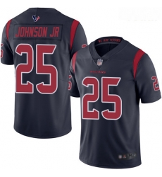 Texans #25 Duke Johnson Jr Navy Blue Youth Stitched Football Limited Rush Jersey Texans #25 Duke Johnson Jr Navy Blue Youth Stitched Football Limited Rush Jersey