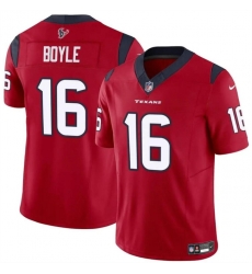 Youth Houston Texans 16 Tim Boyle Red 2024 F U S E Vapor Untouchable Limited Stitched Football Jersey Youth Houston Texans 16 Tim Boyle Red 2024 F U S E Vapor Untouchable Limited Stitched Football Jersey