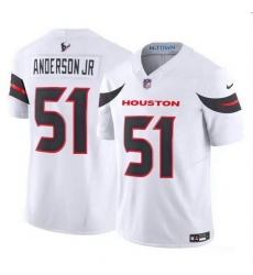 Youth Houston Texans 51 Will Anderson Jr White 2024 Vapor F U S E Limited Stitched Jersey Youth Houston Texans 51 Will Anderson Jr White 2024 Vapor F U S E Limited Stitched Jersey