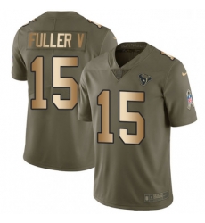 Youth Nike Houston Texans 15 Will Fuller V Limited OliveGold 2017 Salute to Service NFL Jersey Youth Nike Houston Texans 15 Will Fuller V Limited OliveGold 2017 Salute to Service NFL Jersey