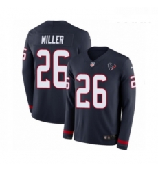 Youth Nike Houston Texans 26 Lamar Miller Limited Navy Blue Therma Long Sleeve NFL Jersey Youth Nike Houston Texans 26 Lamar Miller Limited Navy Blue Therma Long Sleeve NFL Jersey