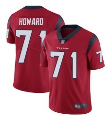 Youth Texans 71 Tytus Howard Red Stitched Football Vapor Untouchable Limited Jersey Youth Texans 71 Tytus Howard Red Stitched Football Vapor Untouchable Limited Jersey