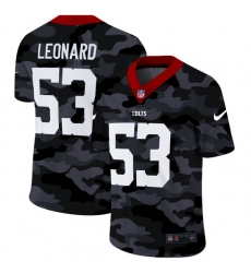 Indianapolis Colts 53 Darius Leonard Men Nike 2020 Black CAMO Vapor Untouchable Limited Stitched NFL Jersey Indianapolis Colts 53 Darius Leonard Men Nike 2020 Black CAMO Vapor Untouchable Limited Stitched NFL Jersey