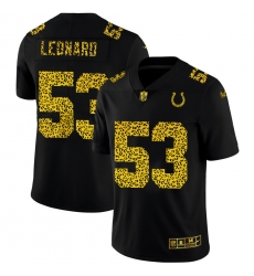 Indianapolis Colts 53 Darius Leonard Men Nike Leopard Print Fashion Vapor Limited NFL Jersey Black Indianapolis Colts 53 Darius Leonard Men Nike Leopard Print Fashion Vapor Limited NFL Jersey Black