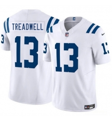Men Indianapolis Colts 13 Laquon Treadwell White 2025 F U S E Vapor Limited Stitched Football Jersey Men Indianapolis Colts 13 Laquon Treadwell White 2025 F U S E Vapor Limited Stitched Football Jersey