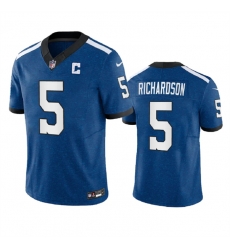 Men Indianapolis Colts 5 Anthony Richardson Royal 2023 F U S E Indiana Nights Limited Stitched Football Jersey Men Indianapolis Colts 5 Anthony Richardson Royal 2023 F U S E Indiana Nights Limited Stitched Football Jersey
