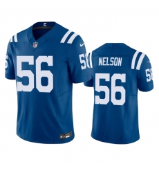 Men Indianapolis Colts 56 Quenton Nelson Blue 2023 F U S E Vapor Untouchable Stitched Football Jersey Men Indianapolis Colts 56 Quenton Nelson Blue 2023 F U S E Vapor Untouchable Stitched Football Jersey