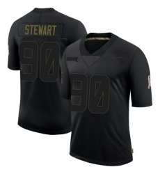 Men Indianapolis Colts Grover Stewart 90 Black 2020 Salute To Service NFL Limited Jersey Men Indianapolis Colts Grover Stewart 90 Black 2020 Salute To Service NFL Limited Jersey