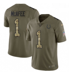 Men Nike Indianapolis Colts 1 Pat McAfee Limited OliveCamo 2017 Salute to Service NFL Jersey Men Nike Indianapolis Colts 1 Pat McAfee Limited OliveCamo 2017 Salute to Service NFL Jersey