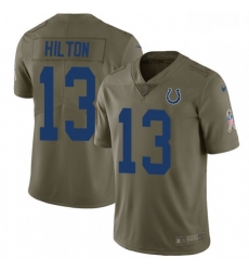 Men Nike Indianapolis Colts 13 TY Hilton Limited Olive 2017 Salute to Service NFL Jersey Men Nike Indianapolis Colts 13 TY Hilton Limited Olive 2017 Salute to Service NFL Jersey