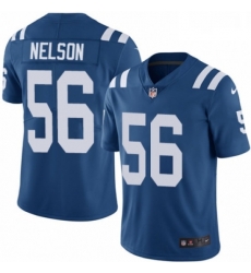 Men Nike Indianapolis Colts 56 Quenton Nelson Royal Blue Team Color Vapor Untouchable Limited Player NFL Jersey Men Nike Indianapolis Colts 56 Quenton Nelson Royal Blue Team Color Vapor Untouchable Limited Player NFL Jersey