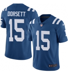 Nike Colts #15 Phillip Dorsett Royal Blue Team Color Mens Stitched NFL Vapor Untouchable Limited Jersey Nike Colts #15 Phillip Dorsett Royal Blue Team Color Mens Stitched NFL Vapor Untouchable Limited Jersey