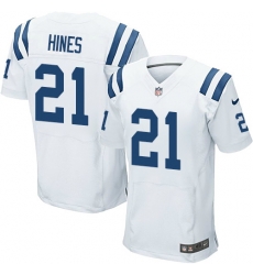 Nike Colts #21 Nyheim Hines White Mens Stitched NFL Elite Jersey Nike Colts #21 Nyheim Hines White Mens Stitched NFL Elite Jersey