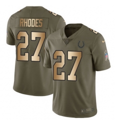 Nike Colts 27 Xavier Rhodes Olive Gold Men Stitched NFL Limited 2017 Salute To Service Jersey Nike Colts 27 Xavier Rhodes Olive Gold Men Stitched NFL Limited 2017 Salute To Service Jersey
