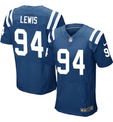 Nike Colts #94 Tyquan Lewis Royal Blue Team Color Mens Stitched NFL Elite Jersey Nike Colts #94 Tyquan Lewis Royal Blue Team Color Mens Stitched NFL Elite Jersey