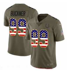 Nike Colts 99 DeForest Buckner Olive USA Flag Men Stitched NFL Limited 2017 Salute To Service Jersey Nike Colts 99 DeForest Buckner Olive USA Flag Men Stitched NFL Limited 2017 Salute To Service Jersey