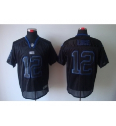 Nike Indianapolis Colts 12 Andrew Luck Black Elite Lights Out NFL Jersey Nike Indianapolis Colts 12 Andrew Luck Black Elite Lights Out NFL Jersey
