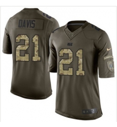 Nike Indianapolis Colts #21 Vontae Davis Green Men 27s Stitched NFL Limited Salute to Service Jersey Nike Indianapolis Colts #21 Vontae Davis Green Men 27s Stitched NFL Limited Salute to Service Jersey