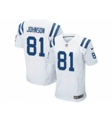 Nike Indianapolis Colts 81 Andre Johnson white Elite NFL Jersey Nike Indianapolis Colts 81 Andre Johnson white Elite NFL Jersey