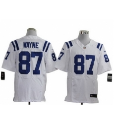 Nike Indianapolis Colts 87 Reggie Wayne White Elite NFL Jersey Nike Indianapolis Colts 87 Reggie Wayne White Elite NFL Jersey