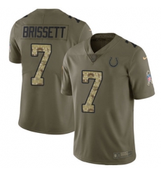 Youth Nike Colts #7 Jacoby Brissett Olive Camo Stitched NFL Limited 2017 Salute to Service Jersey Youth Nike Colts #7 Jacoby Brissett Olive Camo Stitched NFL Limited 2017 Salute to Service Jersey