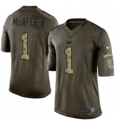 Youth Nike Indianapolis Colts 1 Pat McAfee Elite Green Salute to Service NFL Jersey Youth Nike Indianapolis Colts 1 Pat McAfee Elite Green Salute to Service NFL Jersey