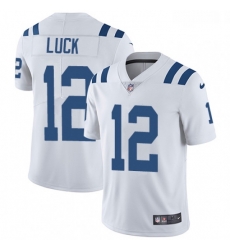 Youth Nike Indianapolis Colts 12 Andrew Luck White Vapor Untouchable Limited Player NFL Jersey Youth Nike Indianapolis Colts 12 Andrew Luck White Vapor Untouchable Limited Player NFL Jersey