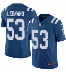 Youth Nike Indianapolis Colts 53 Darius Leonard Royal Blue Team Color Vapor Untouchable Elite Player NFL Jersey Youth Nike Indianapolis Colts 53 Darius Leonard Royal Blue Team Color Vapor Untouchable Elite Player NFL Jersey