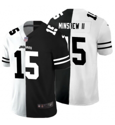 Jacksonville Jaguars 15 Gardner Minshew II Men Black V White Peace Split Nike Vapor Untouchable Limited NFL Jersey Jacksonville Jaguars 15 Gardner Minshew II Men Black V White Peace Split Nike Vapor Untouchable Limited NFL Jersey