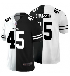 Jacksonville Jaguars 45 K 27Lavon Chaisson Men Black V White Peace Split Nike Vapor Untouchable Limited NFL Jersey Jacksonville Jaguars 45 K 27Lavon Chaisson Men Black V White Peace Split Nike Vapor Untouchable Limited NFL Jersey