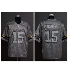 Jaguars 15 Gardner Minshew II 2019 Gray Gridiron Gray Vapor Untouchable Limited Jersey Jaguars 15 Gardner Minshew II 2019 Gray Gridiron Gray Vapor Untouchable Limited Jersey