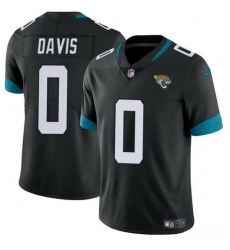 Men Jacksonville Jaguars 0 Gabe Davis Black Vapor Untouchable Limited Stitched Jersey Men Jacksonville Jaguars 0 Gabe Davis Black Vapor Untouchable Limited Stitched Jersey