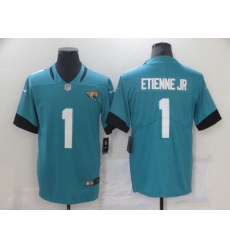 Men Jacksonville Jaguars 1 Travis Etienne Jr Blue 2021 Vapor Untouchable Stitched NFL Nike Limited Jersey Men Jacksonville Jaguars 1 Travis Etienne Jr Blue 2021 Vapor Untouchable Stitched NFL Nike Limited Jersey