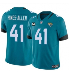 Men Jacksonville Jaguars 41 Josh Hines Allen Teal With 4 Star C Patch Vapor Untouchable Limited Stitched Jersey Men Jacksonville Jaguars 41 Josh Hines Allen Teal With 4 Star C Patch Vapor Untouchable Limited Stitched Jersey