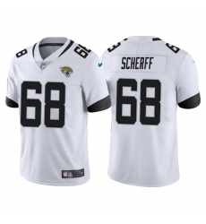 Men Jacksonville Jaguars 68 Brandon Scherff White Vapor Untouchable Limited Stitched Jersey Men Jacksonville Jaguars 68 Brandon Scherff White Vapor Untouchable Limited Stitched Jersey
